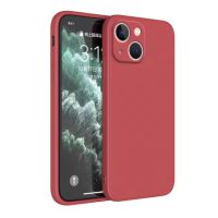 Silikónový kryt pre iPhone 13 mini - Vínovo červený