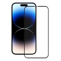 Ochranné sklo pre iPhone 13, 13 Pro a 14 - čierne