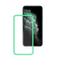 Svietiace ochranné sklo pre iPhone 12 Pro Max - Zelené
