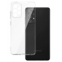 Silikónový kryt pre Samsung Galaxy A52 a A52s - Priehľadný