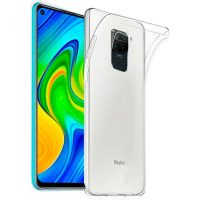 Silikónový kryt pre Xiaomi Redmi Note 9 Pro, Note 9 Pro Max a Note 9S - Priehľadný