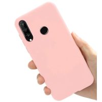 Silikónový kryt pre Huawei P30 Lite - Ružový