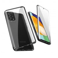 Magnetický kryt pre Samsung Galaxy A52 4G, A52 5G a A52S - Čierny