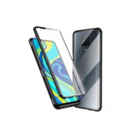 Magnetický kryt pre Xiaomi Redmi Note 9 Pro, Note 9 Pro Max, Note 9S - Čierny