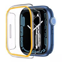 Ochranný rámček pre Apple Watch - Svietiaci oranžový, 44 mm