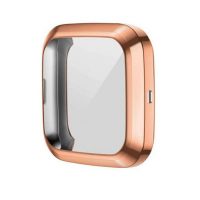 Silikónový kryt pre Fitbit Versa 2 - Ružovo zlatý