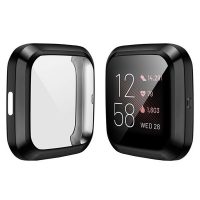 Silikónový kryt pre Fitbit Versa Lite - Čierny