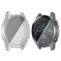 Silikónový kryt pre Huawei Watch GT2 46 mm - Transparentný