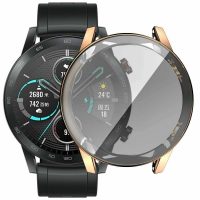 Silikónový kryt pre Honor Watch Magic 2 46 mm - Ružovo zlatý