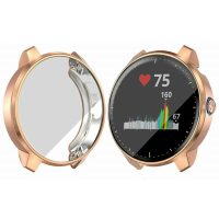 Silikónový kryt pre Garmin Vivoactive 3 Music - Ružovo zlatý