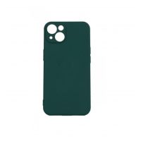 Silikónový kryt pre iPhone 14 Plus - Tmavo zelený