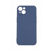 Silikónový kryt pre iPhone 14 Plus - Tmavo modrý