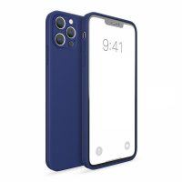 Silikónový kryt pre iPhone 14 Pro Max - Tmavo modrý