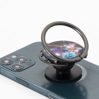 Pop Socket držiak na mobilný telefón - Galaxia, oranžová