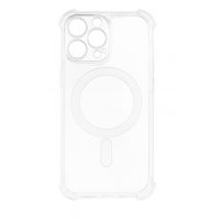 MagSafe silikónový kryt pre iPhone 14 Pro - Priehľadný