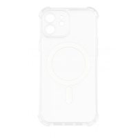 MagSafe silikónový kryt pre iPhone 12 - Priehľadný