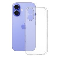 Silikónový kryt pre iPhone 16 - Priehľadný