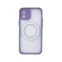 MagSafe silikónový kryt pre iPhone 11 - Fialový