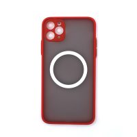 MagSafe silikónový kryt pre iPhone 11 Pro - Červený