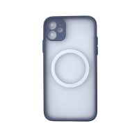 MagSafe silikónový kryt pre iPhone 12 - Sivý