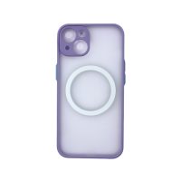 MagSafe silikónový kryt pre iPhone 13 - Fialový