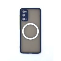 MagSafe silikónový kryt pre Samsung Galaxy S20 - Modrý