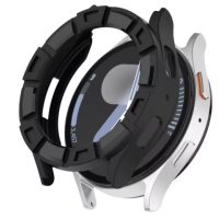 Silikónový rámček pre Samsung Galaxy Watch 7, 44 mm - Čierny