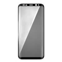 Ochranné sklo pre Samsung Galaxy S8 Plus - Čierne, zaoblené