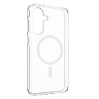 MagSafe silikonový kryt pre Samsung Galaxy A56 5G - Priehľadný