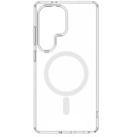 MagSafe silikonový kryt pre Samsung Galaxy S25 Ultra - Priehľadný