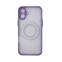 MagSafe silikónový kryt pre iPhone 17 - Fialový