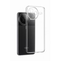 Silikónový kryt pre Xiaomi POCO F7 Pro - Priehľadný