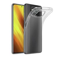 Silikónový kryt pre Xiaomi POCO X3 - Priehľadný