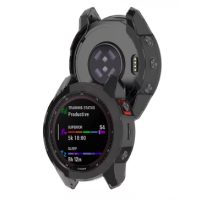 Silikónový rámik pre Garmin Fénix 5, 5 Plus - čierny