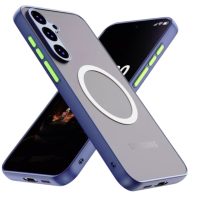 MagSafe silikónový kryt pre Samsung Galaxy A56 - Modrý