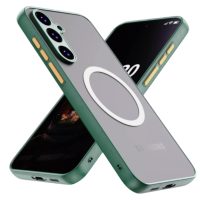 MagSafe silikónový kryt pre Samsung Galaxy A56 - Zelený