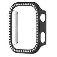 Ochranný rámček s kamienkami pre Xiaomi Redmi Watch 6 - Čierny