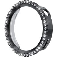 Ochranný rámček s kamienkami pre Huawei Watch GT 6 41mm - Čierny