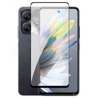 Ochranné sklo pro ZTE Blade V50 - černé, zaoblené