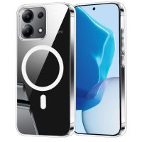 MagSafe silikónový kryt pre Xiaomi Redmi Note 13 Pro 4G - Priehľadný