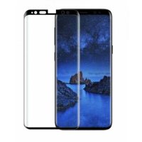 Ochranné sklo pre Samsung Galaxy S9 - čierne, zaoblené