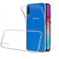 Silikónový kryt pre Samsung Galaxy A50 - Priehľadný