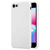 Kryt Nillkin tekutý silikón pre iPhone SE (2020) / 8 / 7 - Biely