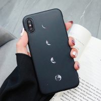 Kryt Mesačná fáza na iPhone XS Max - Čierna