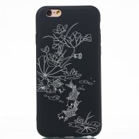 Ornament Kryt na iPhone 6 Plus/6S Plus (ryby) - Čierna