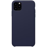 Nillkin Pogumovaný Liquid Kryt na iPhone 11 Pre Max - Navy blue
