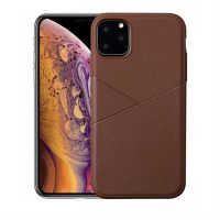 Tenký silikónový kryt Split na iPhone 11 - Hnedá