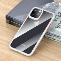 Rock Guard kryt s tvrdeným sklom na iPhone 11 Pro - Biela