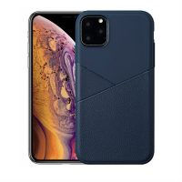 Tenký silikónový kryt Split na iPhone 11 Pro Max - Tmavomodrá