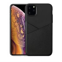 Tenký silikónový kryt Split na iPhone 11 Pro - Čierna